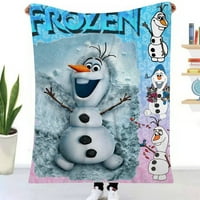 Frozen Elsa pokrivač luksuznog chenille pokrivač za dekor seoskih kuća; Boho dekor bacajte pokrivač