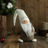 Warkul Fall Gnomes Decor za dom, Božić Gnome Ornament dugačak šešir Trodimenzionalni svečani izvrsni
