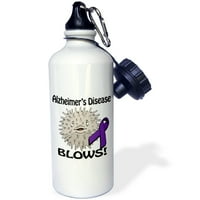 Alzheimers Bolest puše vrpcu za podizanje svijesti Uzrok dizajna oz sportske vode boce WB-113492-1