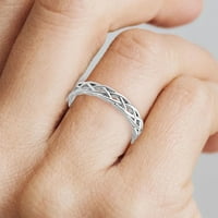 Lowrofile prstenovi za žene djevojke šuplje europske američke angažovanje repnog prstena