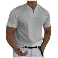 Muška povremena majica tvrtke V-izrez u obliku kratkih rukava s kratkim rukavima
