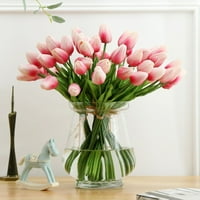 Umjetni tulip cvijet, životni umjetnički tulip cvjetni buket ukras za zabavu