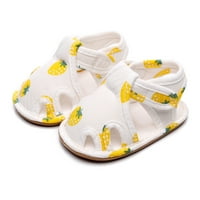 Zuwimk Toddler Sandale Girl, Djevojke za bebe Cipele Bowknot Soft Sole Crib Cipele Prvi šetači žuti
