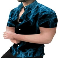 Prednji ručni majica s majicom majica rever vrat na vrhu praznične havajske bluze kratki rukav Tee stil