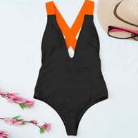 Ženski kupaći kostimi seksi čvrste šuplje kupaće kostime za plažu bikini setovi jedno kupalište za žene