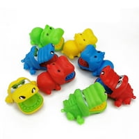 Biplit crtić životinja Veliki usta krokodil Hippo plijesni povratak Mini auto puzzle igračka