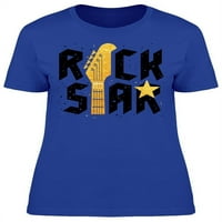 Tipografija Rock Star Majica Žene -Mage by Shutterstock, Ženska velika