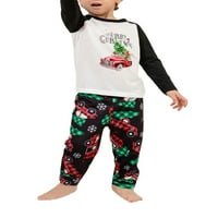 Božićne pidžame za obitelj podudaranje porodičnih božićnih pidžama Podudaranje setova Xmas PJs Sleep