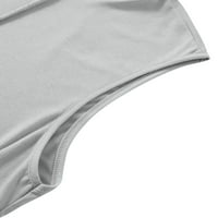 Muški pamučni ljetni kratke hlače postavljaju čvrsti zvučni kapuljač s kapuljačom bez rukava s visokim strukom