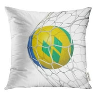 Saint Vincent i Grenadines fudbalska lopta u neto bacaju jastučnicu za jastuk