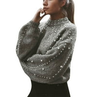 Simplmasygeni Clearence Trendi džemperi dugih rukava za žene plus veličine Ženski povremeni džemper