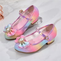 Dječje cipele sa dijamantskim sjajnim sandalama princeza cipele luk visoke pete pokazuju princeze cipele