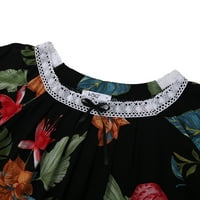 Ženska Plus size Nighthowns Floral Print Night Majica Sleepwear TEME LOKA LOUNGEWEAR