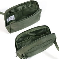 Unise mini pojas za remen sa podesivim kaišnim vrećicom za remen za vježbanje trčanje Putovanja planinarenje, Camo Green