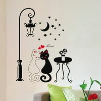 Yirtree DIY ukras za kućne kućne mačke za uklanjanje zidne umjetnosti Vinil naljepnice