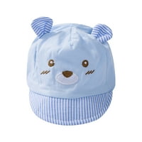 Douhoow Baby Boy Girl Cap Baseball Hat Bear Striped Hat Slatko medvjed malih uši