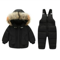Dječje zimske hlače i jakne dječaka dječaka dječaka razbija zimski kaput, zimsko otporno na vjetrovito
