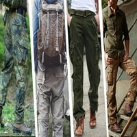 Muške Camo Cargo hlače s džepovima opuštene fit Camo hlače 40x33