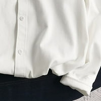 Zimske košulje Akiigool za muškarce haljina dolje polo stračka majica
