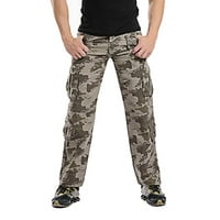 Muške Camo taktičke hlače Klasične pamučne casual ripstop teretna hlače na otvorenom planinarske pantalone