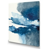 Art DesimanArt Kroz safir plavi oblaci VI apstraktna tečna tinta platna zidna umjetnost u.