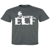 Sassy Elf majica za odrasle kratka rukava