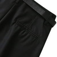 Charella ženska ljetna puna boja pet bodova Velike veličine pamučne pantalone casual roll hlače hlače