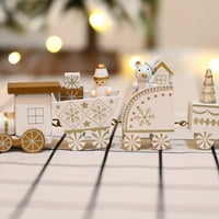 Clearsance yohome božićno stakleni voz Božićno drvo vlak Božićni dekor mali vlak Dječji božićni ukrasi