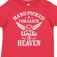 Inktastični ručni za zemlju po mom ujaku na nebu s anđeoskim krilima poklon dječaka mališana ili majica