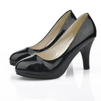 Wofedyo Cipele za žene modne proljetne i ljetne žene pumpe cipele Profesionalne cipele visoke pete patentne kožne plitke usta