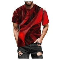 Majice za muškarce Ležerne prilike kratkih rukava Summer Graphic Ispiši labave ponude ispod $ vrhova crveno S-6XL