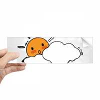 Cloud Weather Ned Ilustracija Uzorak Pravokutnik naljepnica za notebook naljepnica