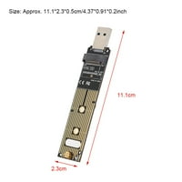 NVME do USB, SSD adapterska kartica SSD adapterska ploča, čitač za