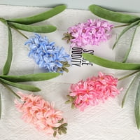 Umjetni hijacintski ljubičasti cvijet kućni vrt vjenčani ukras lažni cvjetovi
