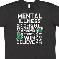 Majica za podršku svijesti o mentastičnoj mentalnoj bolesti