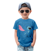 FNYKO Porodica koja odgovara anime majica Lilo & Stitch Print casual kratkih rukava O-izrez modna ulica majica za odrasle djecu