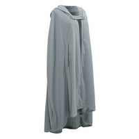 Arealer casual Women Winter Cloak s kapuljačom bez rukava zatvarač dugačka odjeća odjeća