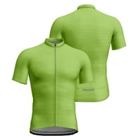 Puawkoer Udobni čvrsti modni modni trend uske učvršćuje muške ljetne biciklističke odijele Plain majice
