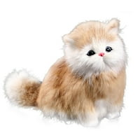 Karcher Realistic Sounding Cat Shape Pliša igračke Simulacija Punjena životinja Cuddly Doll igračka