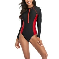 MidsumDr Womens kupaće kostimi Atletic One kupaći kostim s dugim rukavima surfanje kupaće kostime kupaćih