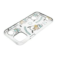 iPhone Pro MA Case Sanrio Cute Clear Soft Jelly Cover - Riječi Pochacco