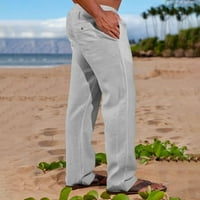 Hanas muške casual sportske hlače, labav dugački panel, lagana lagana prozračna fitnes za trening za