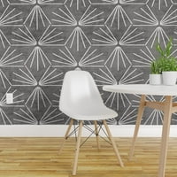 Swatch za zidove i palice - Sunčana pločica Geo Geometrijska moderna siva minimalna prilagođena preklopljiva