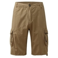 Teretne pantalone za muškarce Muške casual multi ravne vanjske kombinezone hlače Hlače džep Pocket Cargo