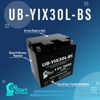 Zamjena baterije Ub-YiX30L-BS za Moto Guzi Stone, EV CC motocikl - tvornički aktivirani, bez održavanja,