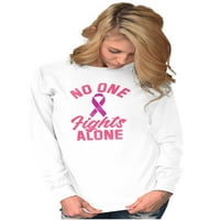 Rak dojke Niko se ne bori sama Ženska majica s dugim rukavima Brisco Brends L