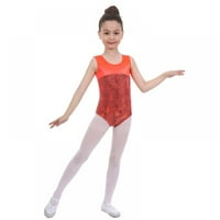 Leotardi bez rukava za djevojčice Toddler Kids Dance Ballet Ballet Gimnastic Bodysurt Outfit Leotard