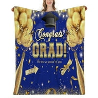 Dneuddi pokrivač od bake - pokrivač poklon mojoj unuci - rođendan Diplomirao flanel pokrivač poklon