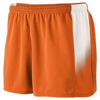 Visoka pet l jonskih nogometnih kratkih hlača narandžasto bijelo 325420