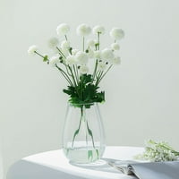 EFAvozRart - 33 Slonovača Chrysanthemum STAME, umjetni svileni sprej za cvijet - savršen za vjenčanje,